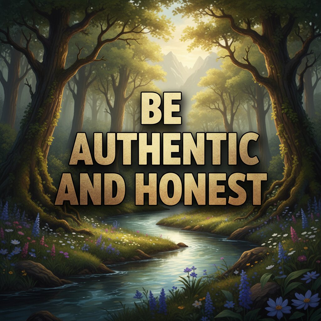 Be Authentic and Honest
