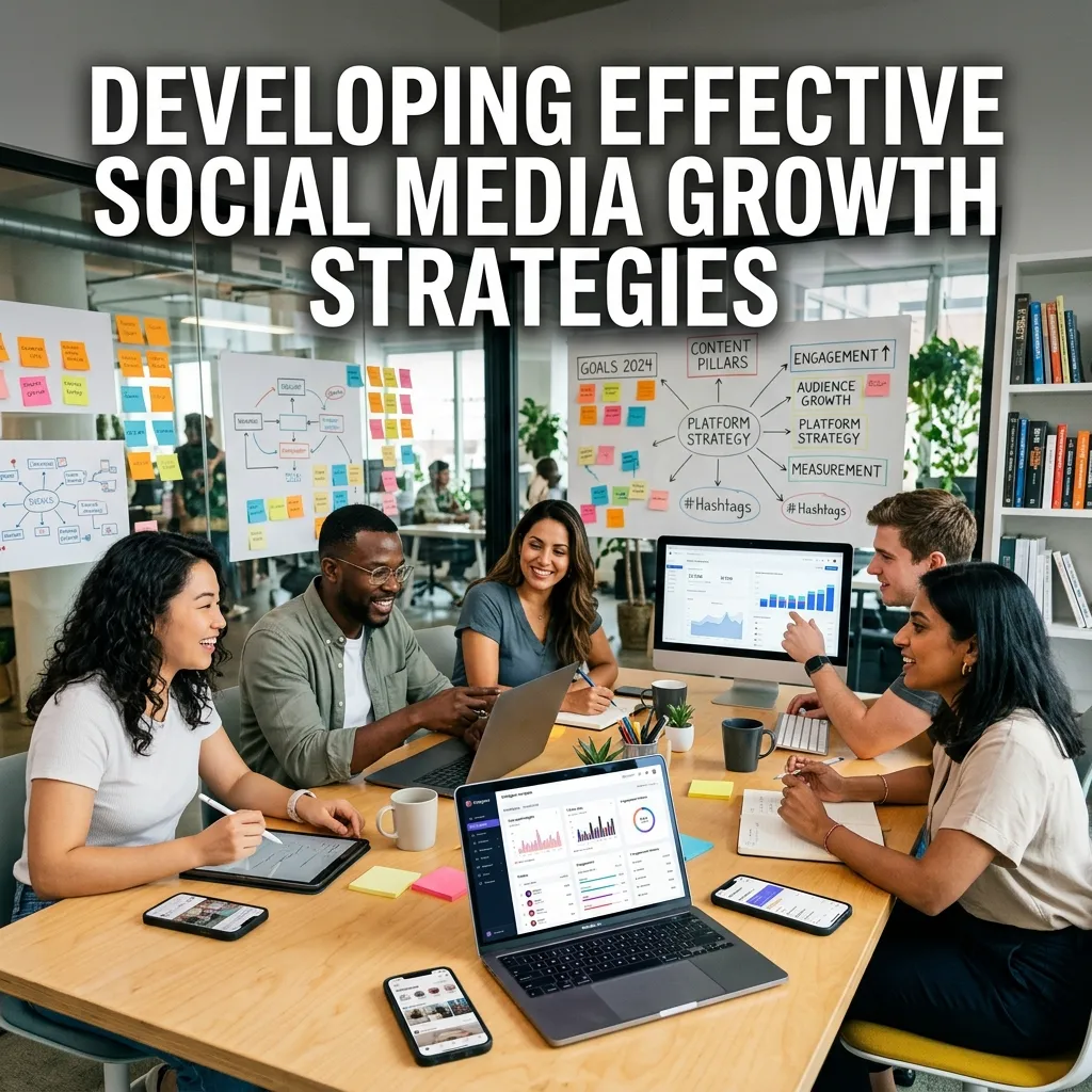 Developing Effective social media growth strategies