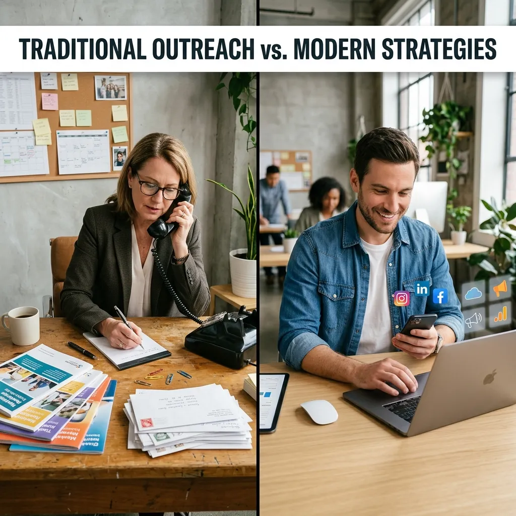 Traditional Outreach vs. Modern Strategies